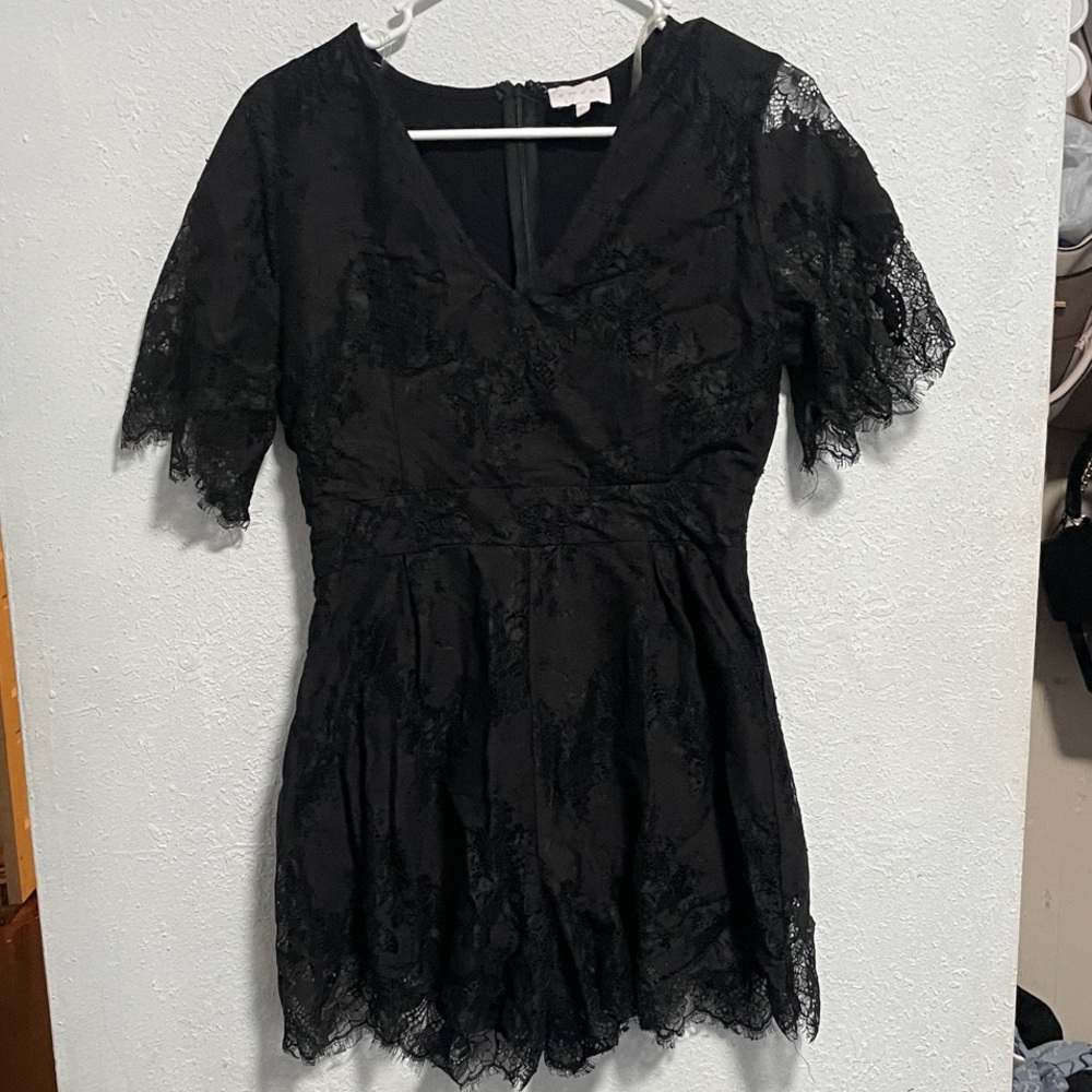 Entro Black Lace Blouse